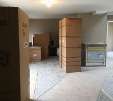 Arrivee de la cuisine