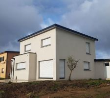 Vue de l extérieur les volets fermés