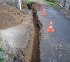 Tranchée edf eau ptt