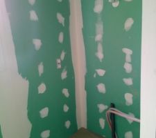 Ponçage en cours
Salle de bain