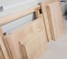 D&eacute;coupe des &eacute;l&eacute;ments des caissons