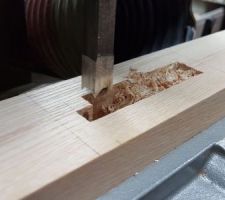 R&eacute;alisation des tenons/mortaises