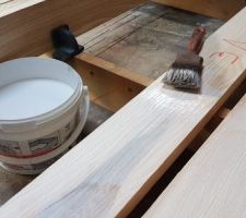 Collage des montants