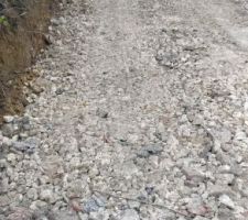 Enfouissement de la canalisation tout &agrave; l'&eacute;gout