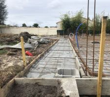 Film sous-dalle polyethylène, treillis et coffrage trottoirs et terrasse suspendue