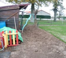 Le terrassier a tout remis en place