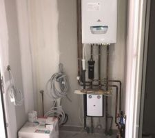 Installation cellier en cours