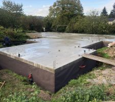 &Eacute;tanch&eacute;it&eacute; SIKA FONDATION et nappe de protection