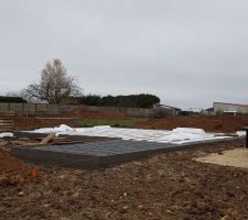 27 novembre, pr&eacute;paration de la dalle