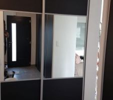 Portes coulissantes penderie