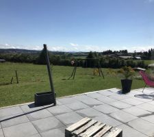 Terrasse sur plots