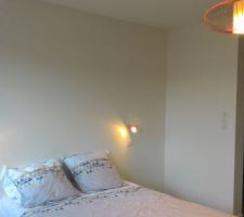 Les luminaires de la chambre d'amis