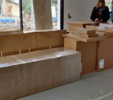 Arrivé des éléments de la cuisine