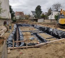 Terrassement du terrain