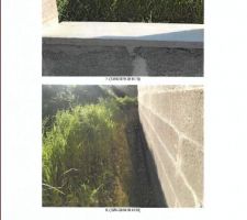 Photos d'huissier : vue de la seule fenêtre au nord de la maison : pas de pb pour planter les radis dans le jardin !