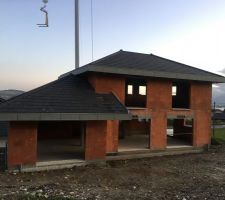 Achèvement de la charpente !