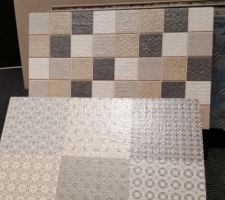 Joli choix de fa&iuml;ence propos&eacute; par notre constructeur en collaboration avec #decoceram o&ugrave; nous avons &eacute;t&eacute; tr&egrave;s bien re&ccedil;us et conseill&eacute;s.