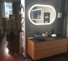 Petite visite chez #sorofi #aufildubain pour voir la gamme sanitaire de notre constructeur.