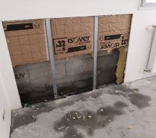 Photo Chambre &eacute;tage apr&egrave;s avoir enlev&eacute;e toute l'isolation + placo car imbib&eacute;s d'eau