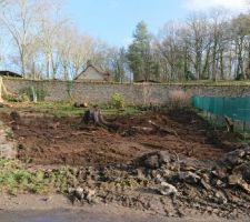 Ouverture de la clôture existante et mission dessouchage