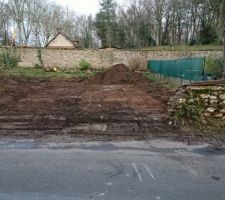 Et voilà, ouverture faite et prêt à accueillir le calcaire