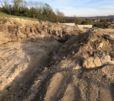 Terrassement effectué