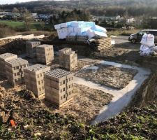 Livraison des matériaux du sous/sol