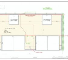 Plan - facade SUD