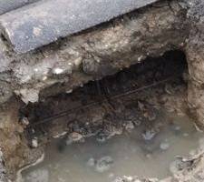 Ferraille sous fondation