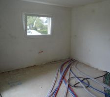 Plâtre sur la brique