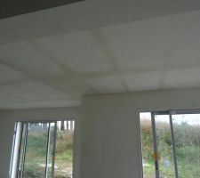 Plâtre sur la brique