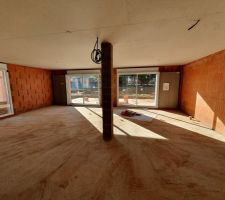 Le plafond a été posé