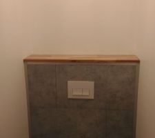 Tablette des WC