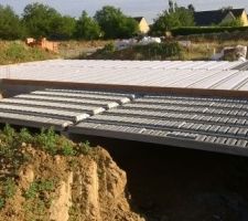 Terrasse suspendue sur vide sanitaire