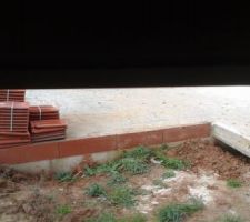 Terrasse suspendue sur vide sanitaire