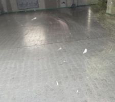 Chape au sol coulée