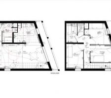 Plan des 2 étages