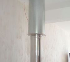 Conduit de cheminé, installé