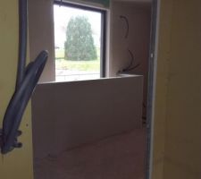 Couloir quand on sort de notre chambre, etage