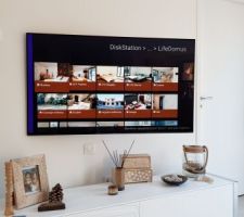 Albums photos accessibles depuis un NAS sur la TV