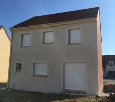 Ravalement en cours. Vue arrière.