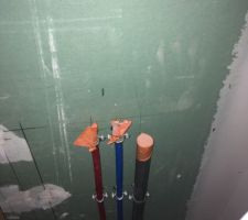 Arrivée d eau et attente évacuation lavabo RDC