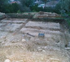 Fouilles et mise en place du ferraillage