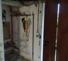 Partie gauche porte garage