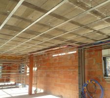Espace de vie, pr&eacute;paration pour cloison