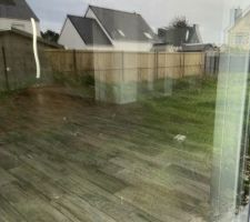 Surprise pose carrelage commencée avant Lola date prévue