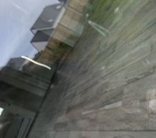 Surprise pose carrelage commencée avant Lola date prévue