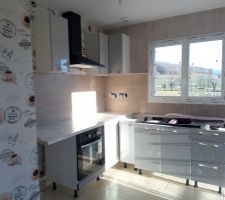 Cuisine en cours de montage