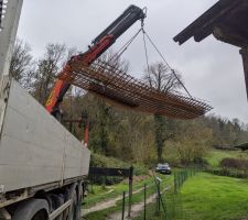 Livraison de la ferraille / chainages pour le reste du RDC