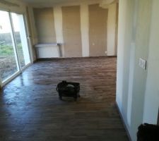 Avancée carrelage les plinthes sont mises